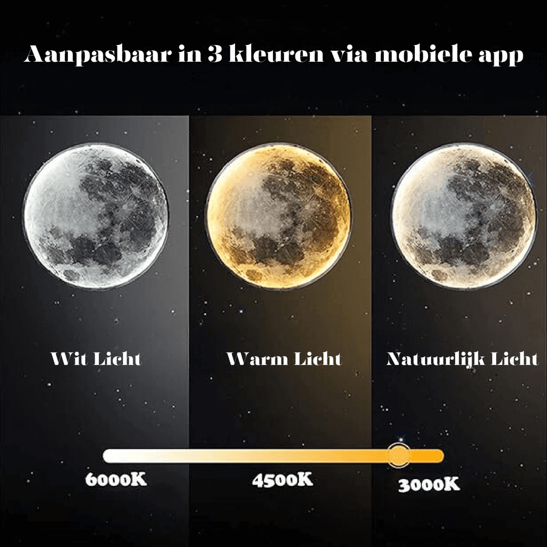LED Mondlampe mit Farbwechsel & Dimmbar