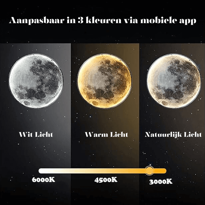 LED Mondlampe mit Farbwechsel & Dimmbar