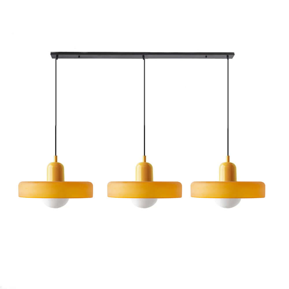 Lampe suspendue Bauhaus à 3 têtes