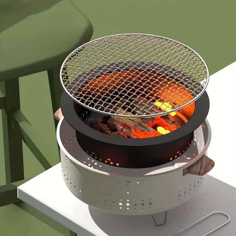 Kompakter Rauchfreier Elektrogrill