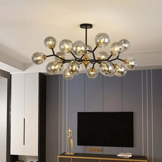 Lustre moderne en verre - LED
