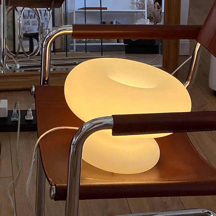 Lampe de table Donut design moderne éclairage intérieur LED