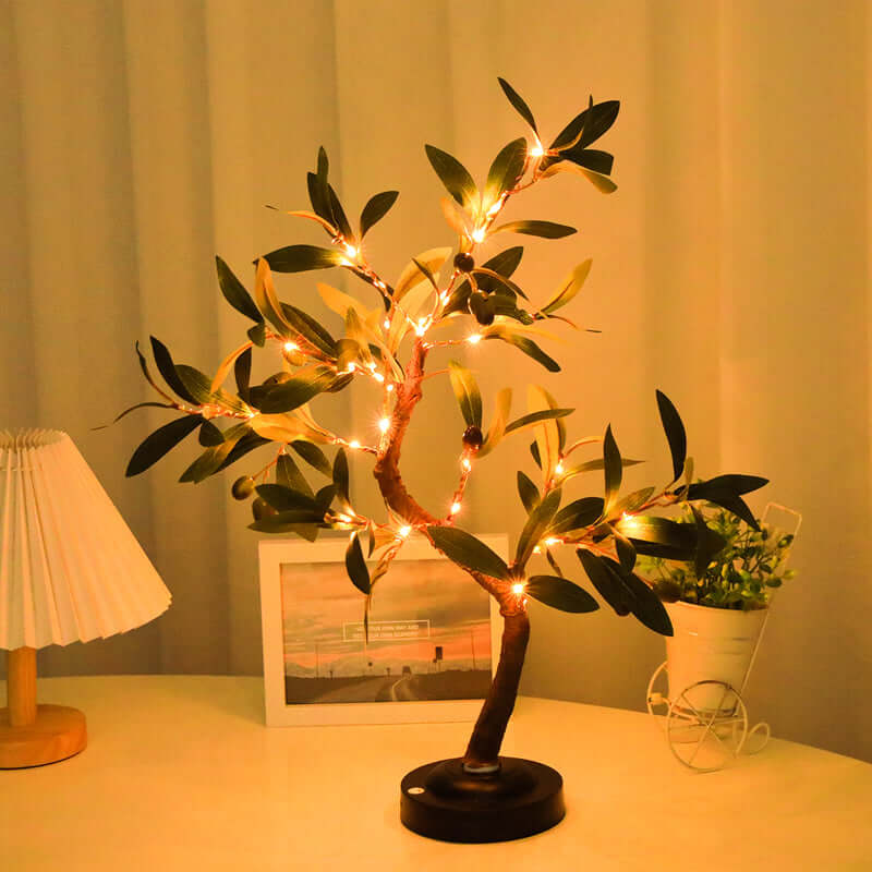 Lampe de table LED arbre lampe décorative lumière d'ambiance