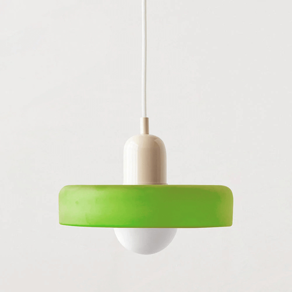Bunte Glas-Hängelampe - Modernes Design