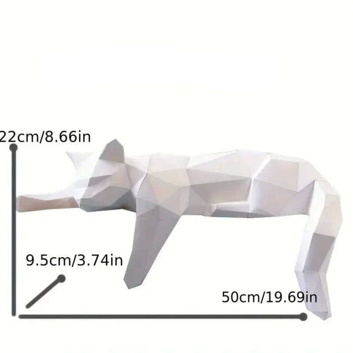Moderne Katzenfigur Luna – Skulptur Deko Figur