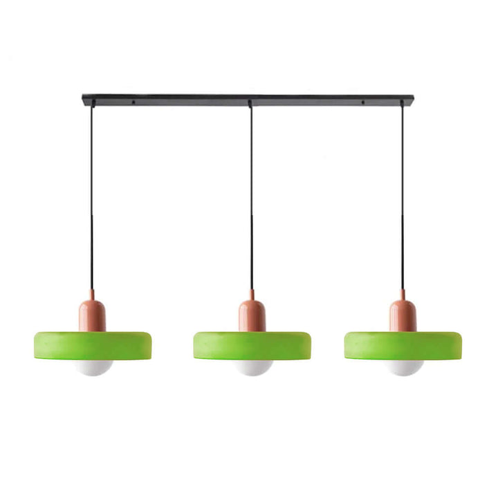 Lampe suspendue Bauhaus à 3 têtes