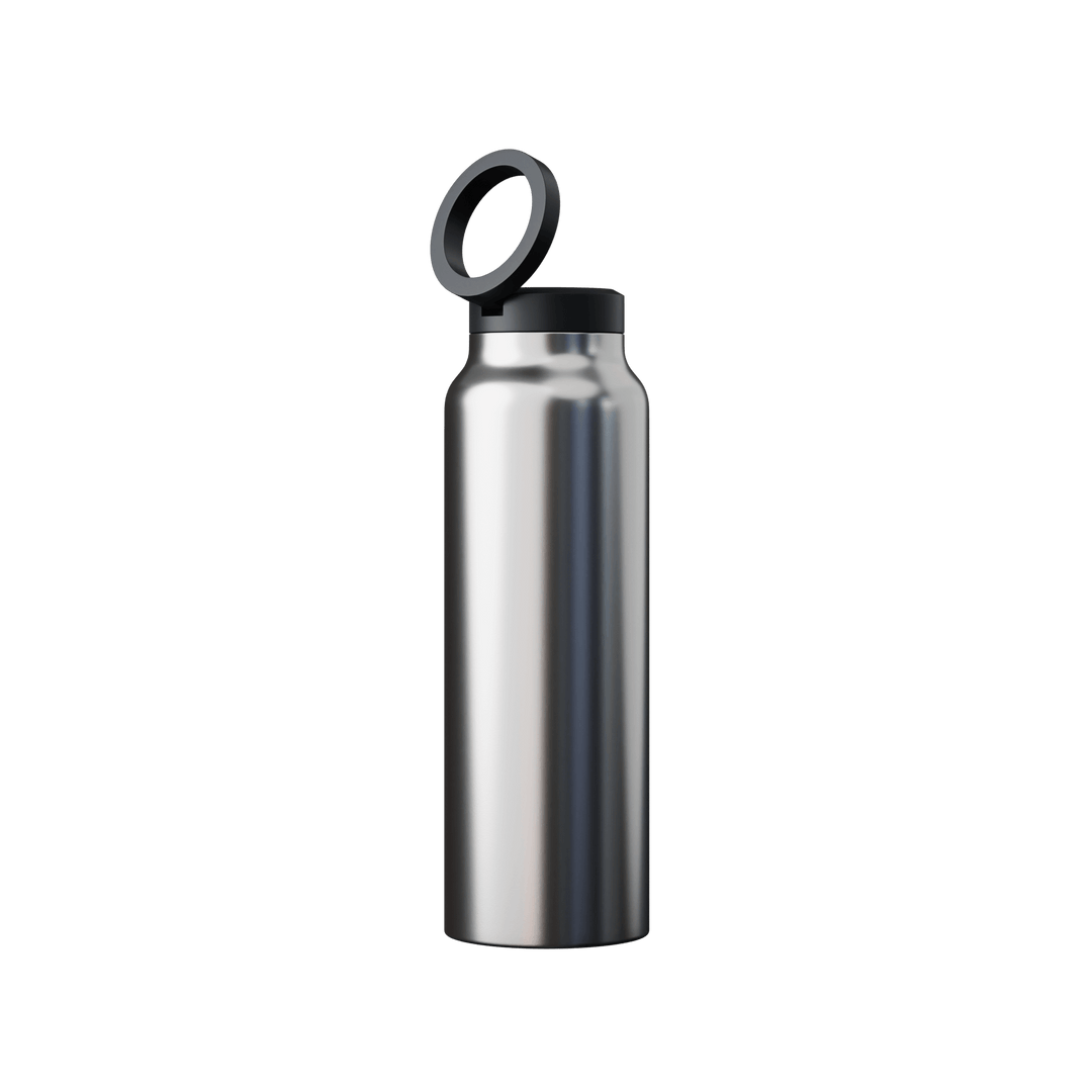 Magnetische Wasserflasche mit Handyhalterung