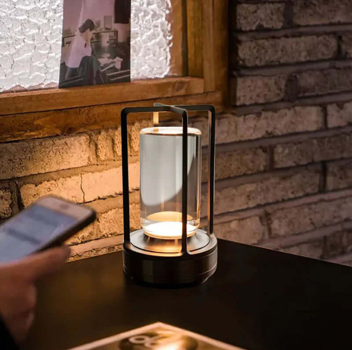Drahtlose LED Laterne für Innen & Außen