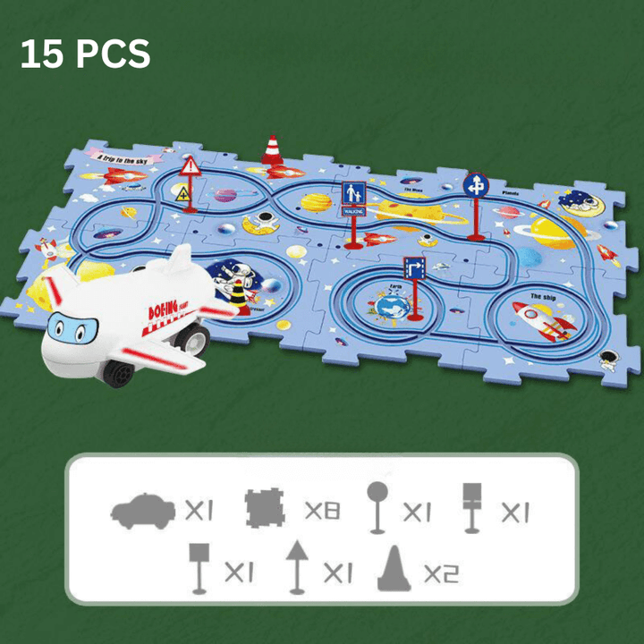 Kinder-Rennspielzeug: Kreativ-Puzzle