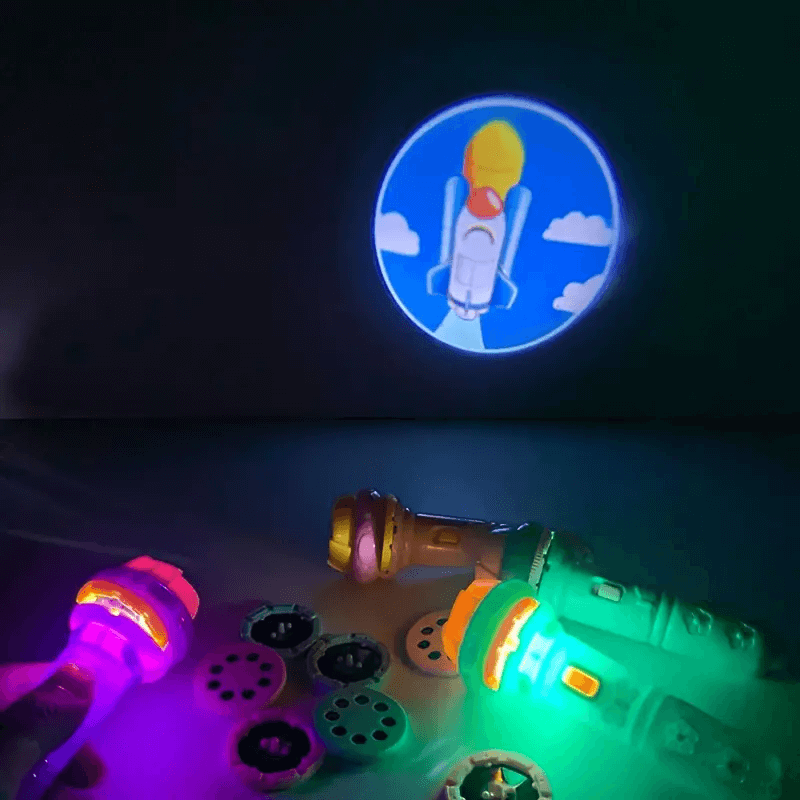 Projektor Taschenlampe für Kinder - 32 Dias