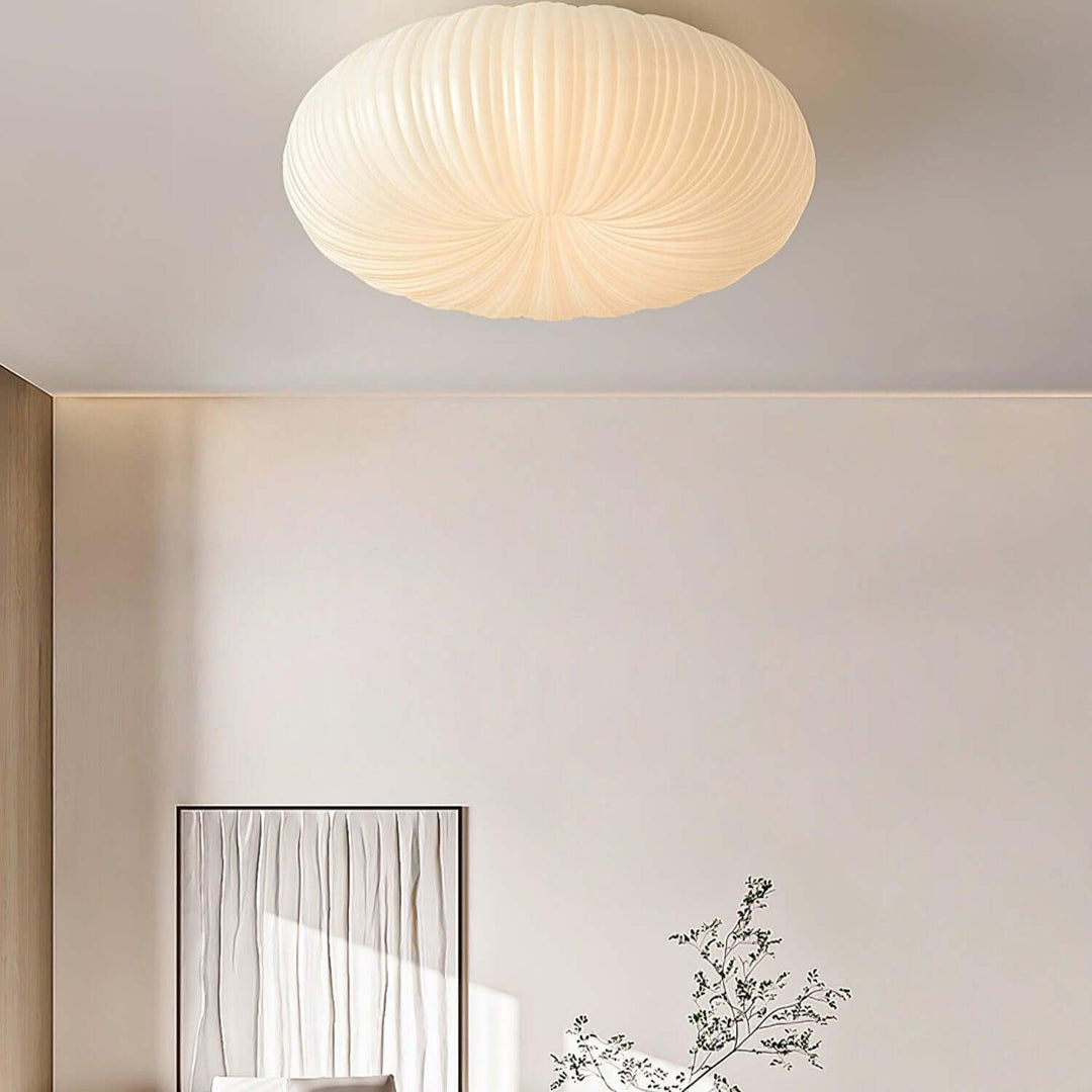 Moderne LED-Deckenleuchte, dimmbar, rund
