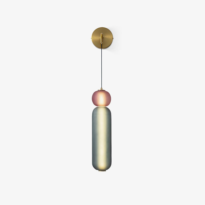 Elegante Wandleuchte mit Glockenorchideen