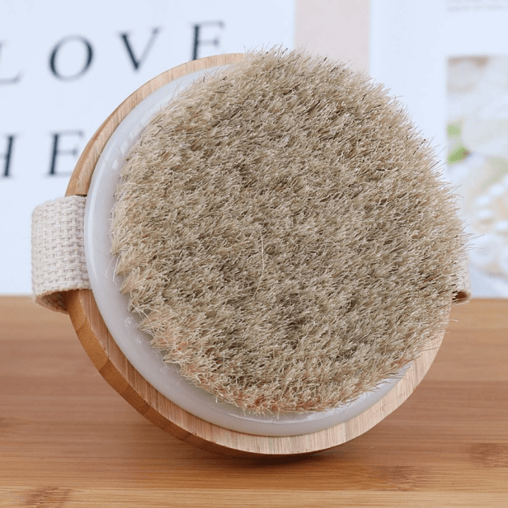 Trockenbürste Körperbürste Naturborsten Peeling Massagebürste