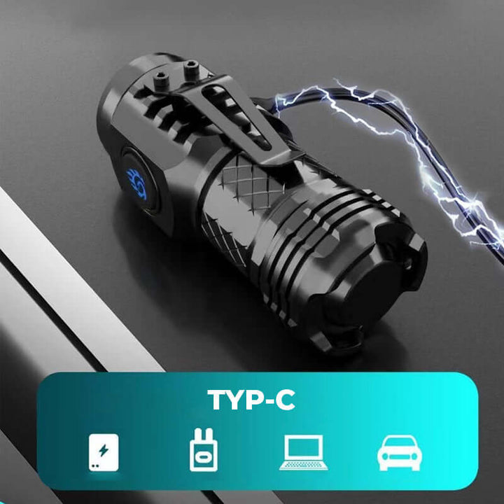 Kompakte LED Taschenlampe - Vielseitig & Leistungsstark