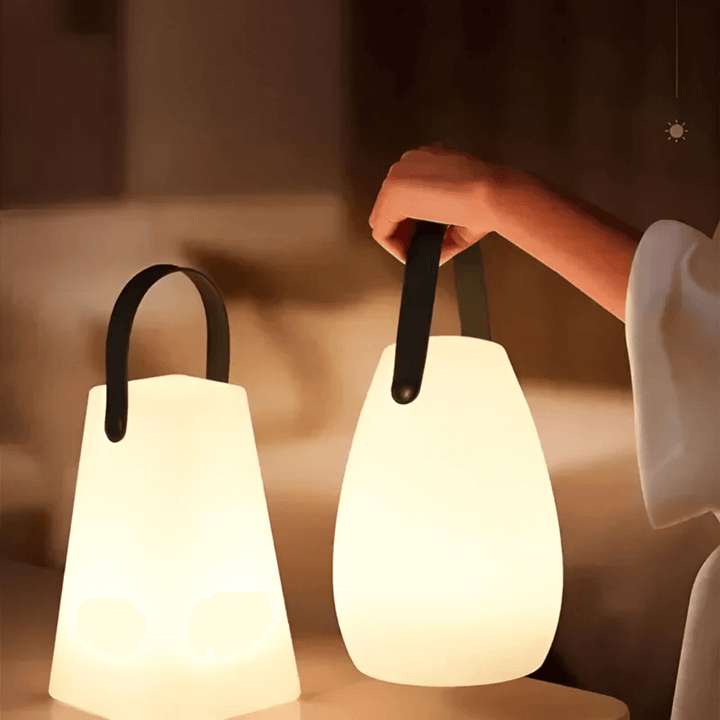 Kabellose LED Tischlampe Wasserfest Außen & Innen