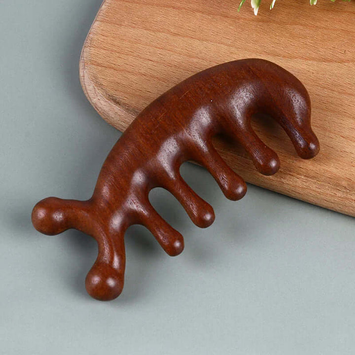Sandelholz Massagekamm für Kopfhaut & Haare