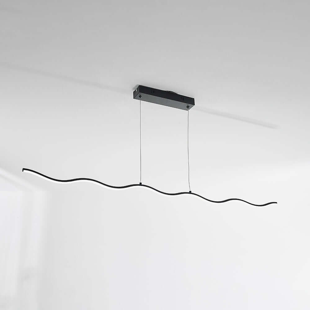 Moderne LED-Pendelleuchte Wellen-Design