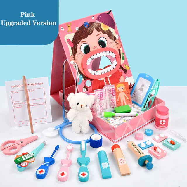 Coffret de dentiste pour enfants - jeu de rôle et soins dentaires 