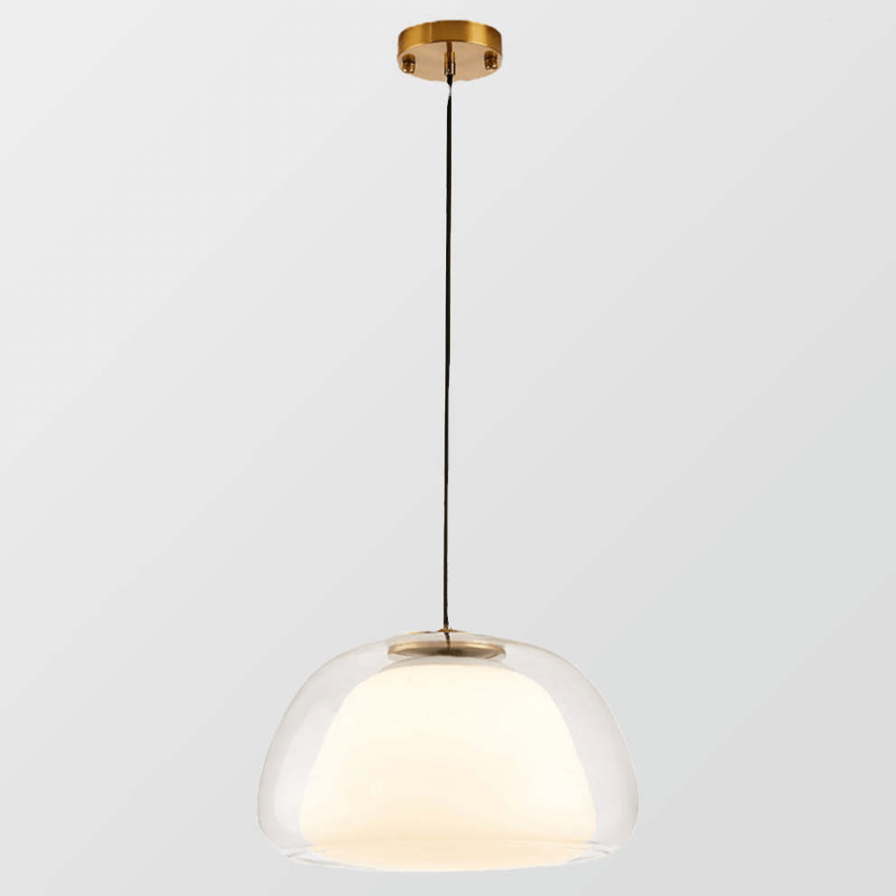 Moderne Milchglas Hängeleuchte Jelly