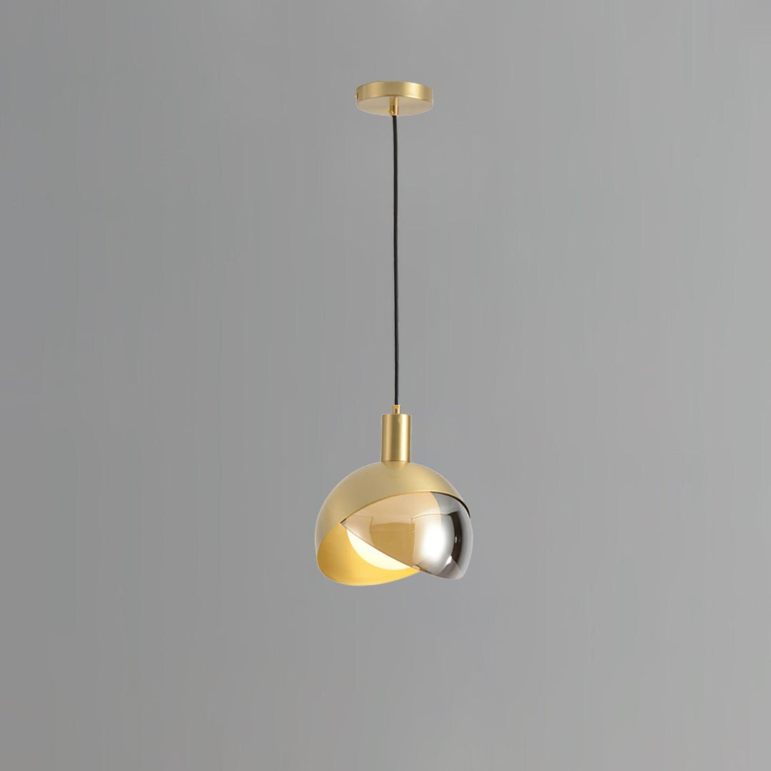 Elegante Pendelleuchte - Glas Metall Design