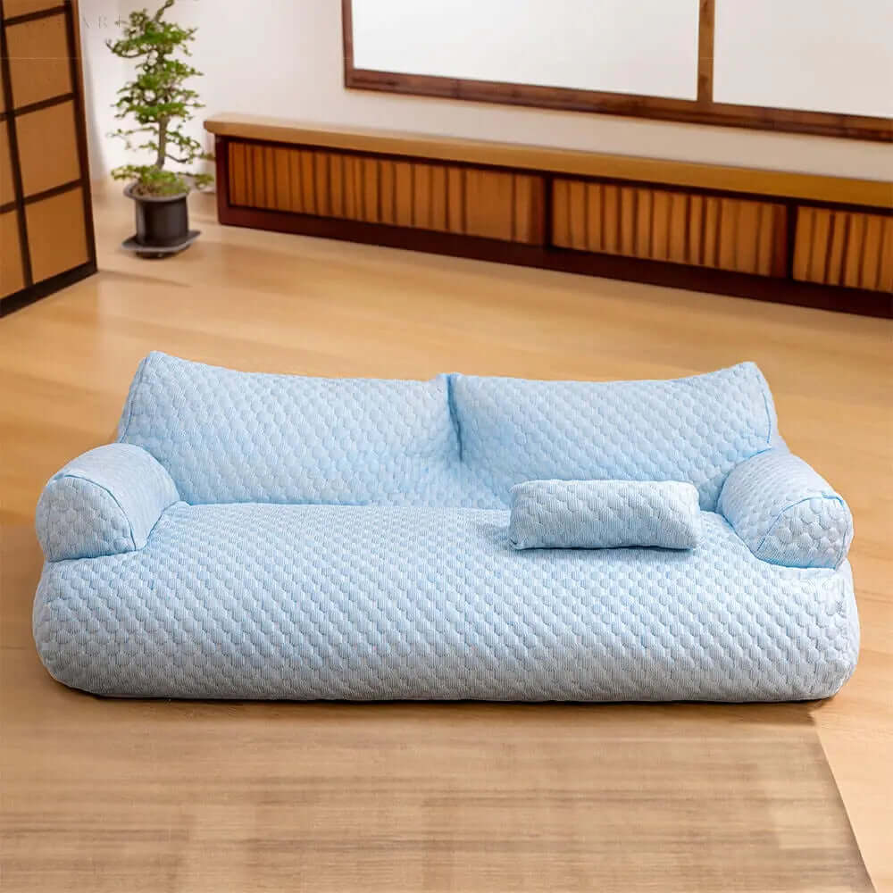 Panier lavable en peluche pour animaux de compagnie - Orthopédique et confortable
