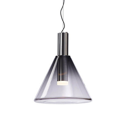Elegante Pendelleuchte Glas & Metall