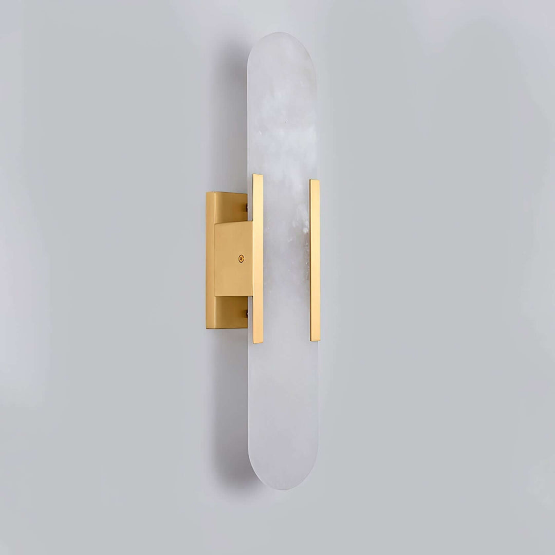 Langgestreckte Alabaster-Wandleuchte