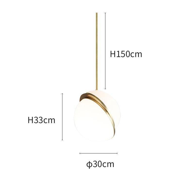 Mondförmige Pendelleuchte Modernes Design