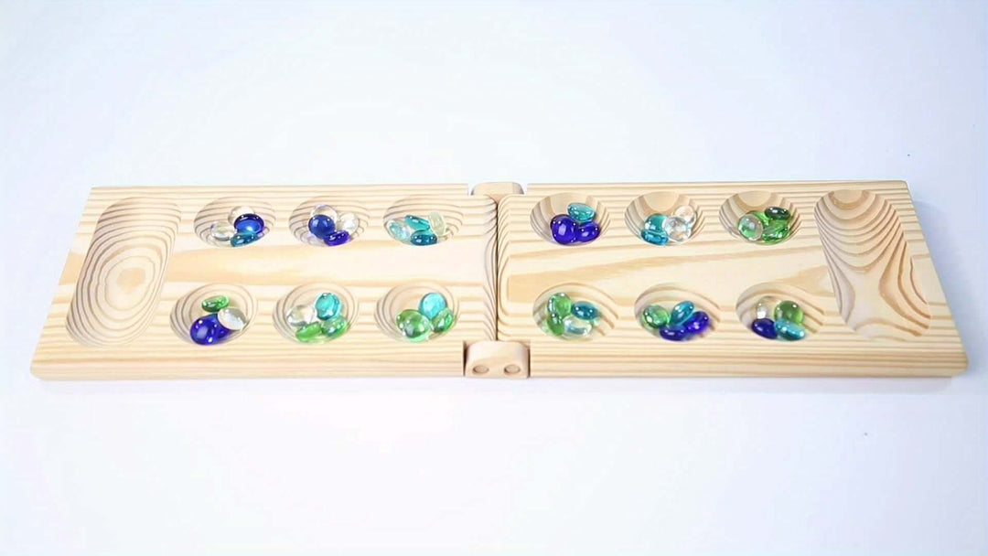 Klappbares Mancala-Spiel - Strategisches Brettspiel