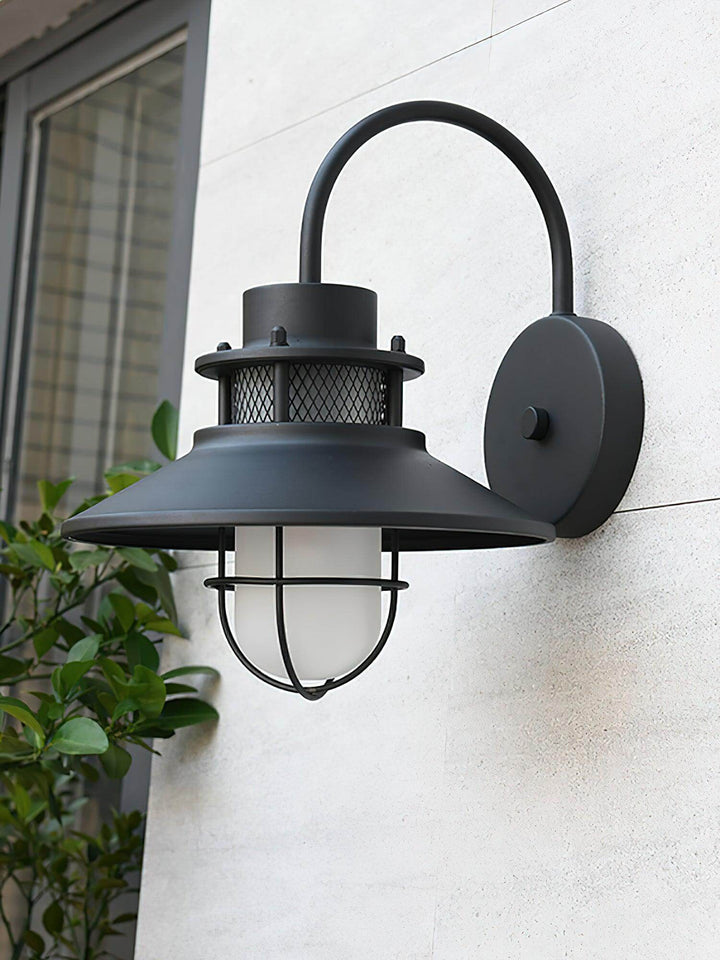 Außenwandleuchte Industrial Design Metall & Glas IP65