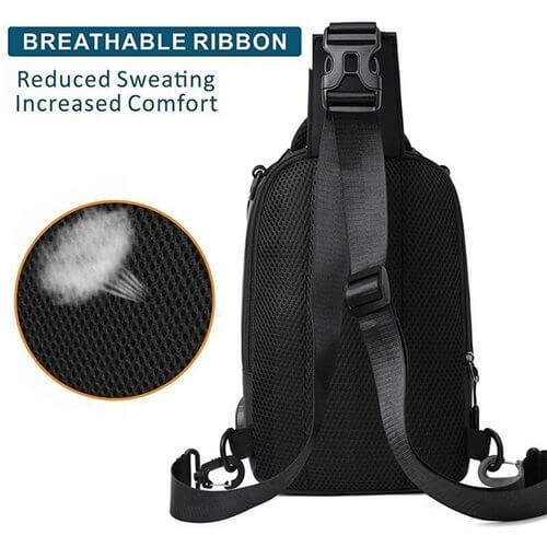 Sac à bandoulière antivol étanche