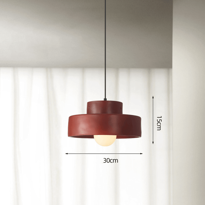 Vintage Wabi Sabi Harz Pendelleuchte