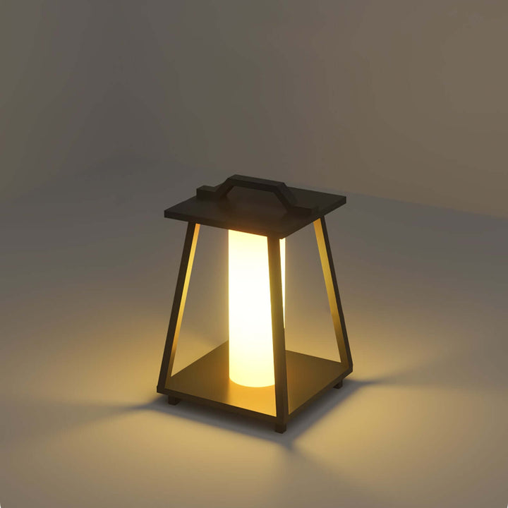 Tragbare LED Außenleuchte für Garten & Balkon