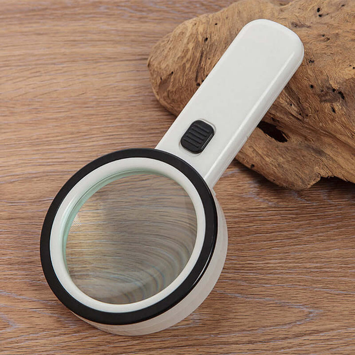 Lampe loupe LED 30x avec loupe