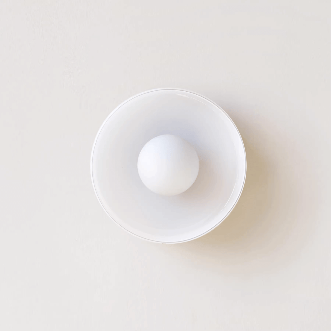 Plafonnier rond moderne en verre