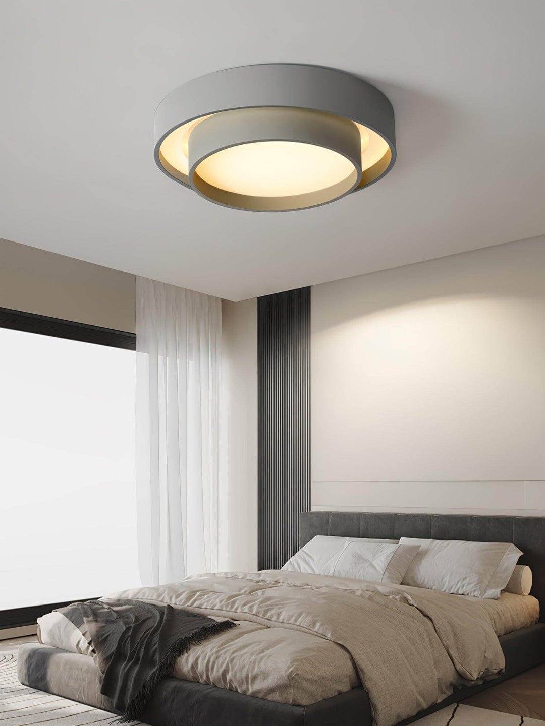 Moderne LED Deckenleuchte - rund
