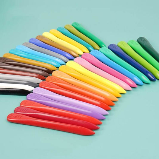 Kreativ-Set - Bunte Wachsmalstifte aus Bio-Materialien