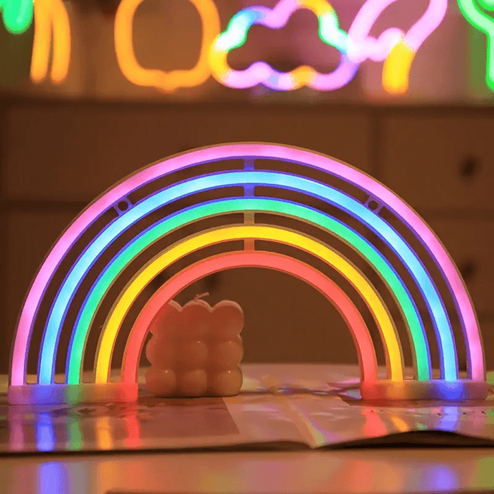 Regenbogen Nachtlicht Stimmungslampe LED Deko
