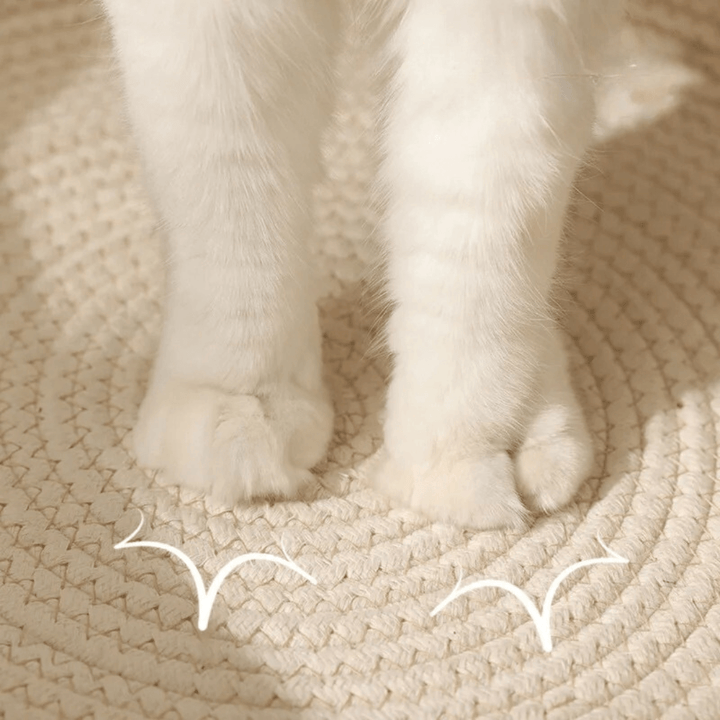 Lit douillet pour chat en coton - tissé à la main