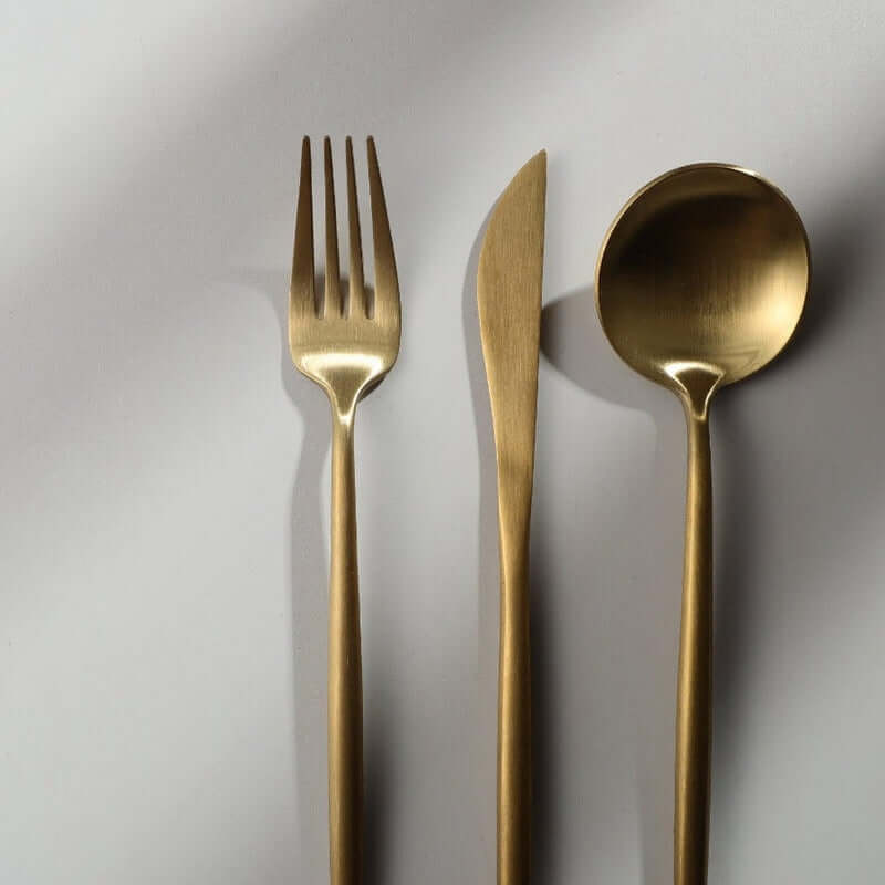 Minimalistisches Edelstahlbesteck Set