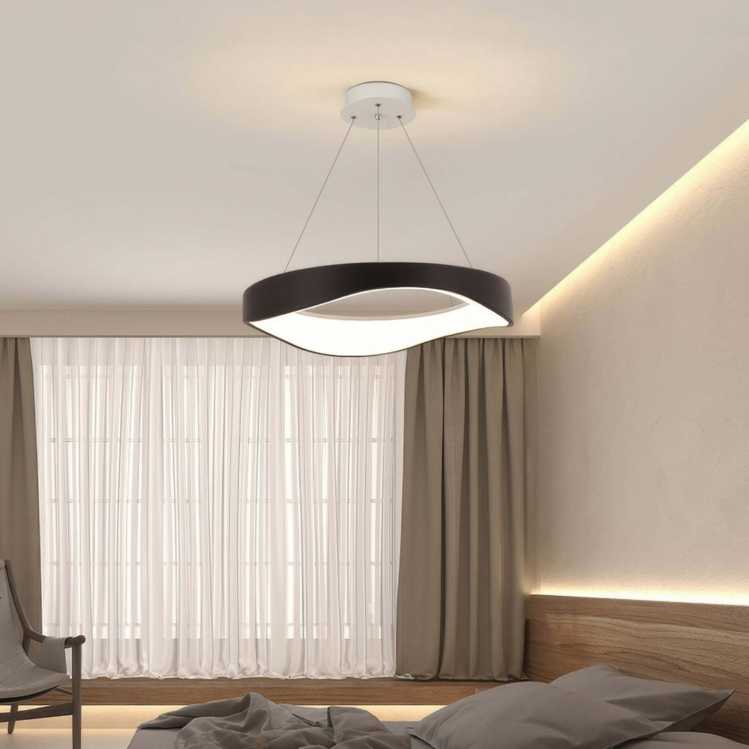 Moderne Runde LED-Pendelleuchte