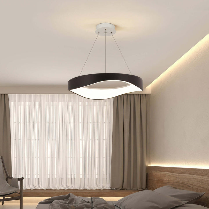 Moderne Runde LED-Pendelleuchte