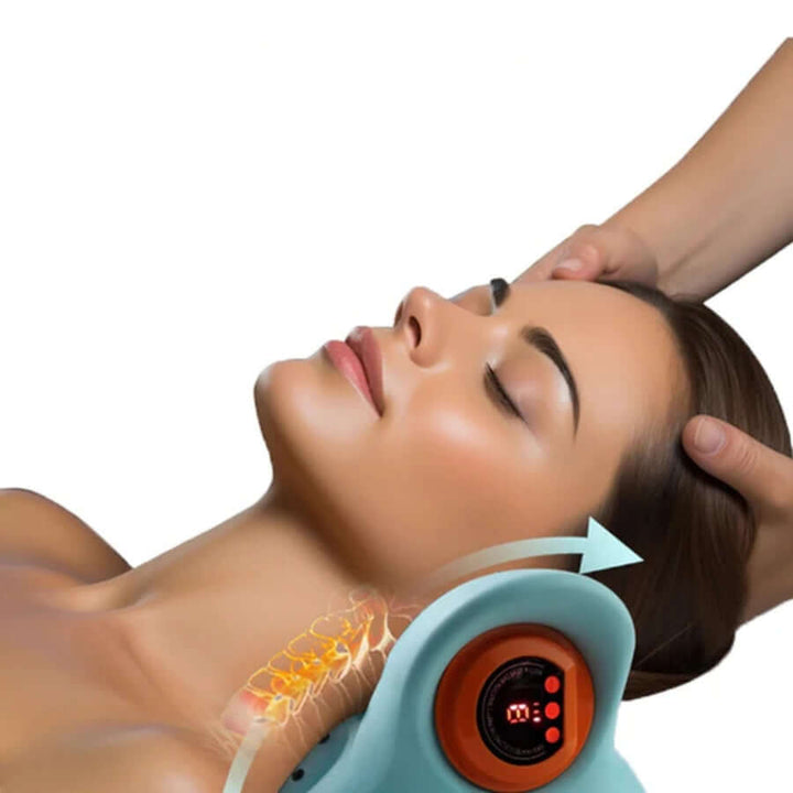 Elektrisches Nackenmassagegerät mit Wärme - Schmerzlinderung