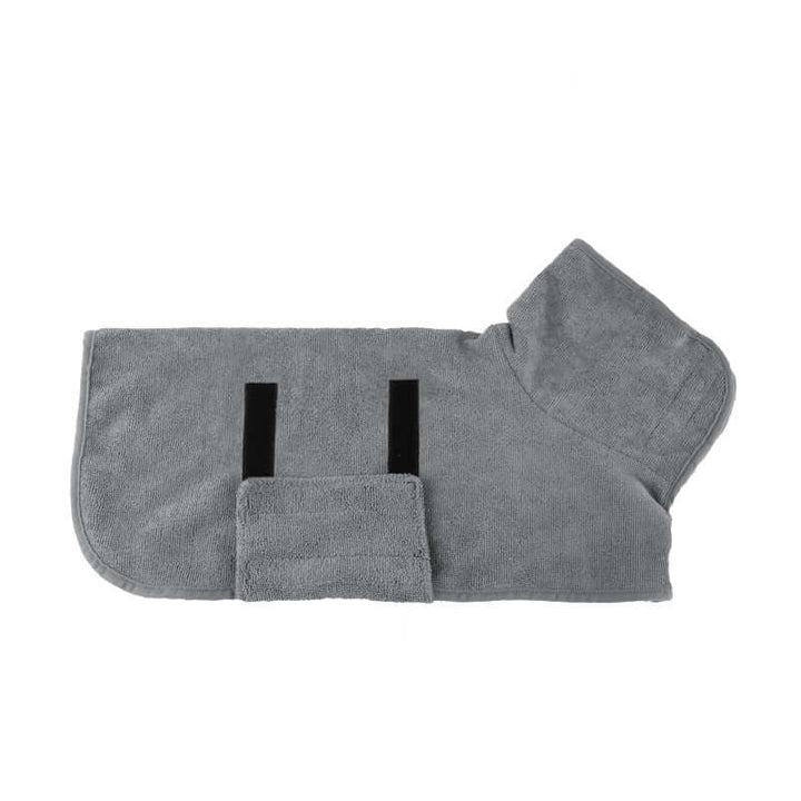 Peignoir absorbant en microfibre pour chien