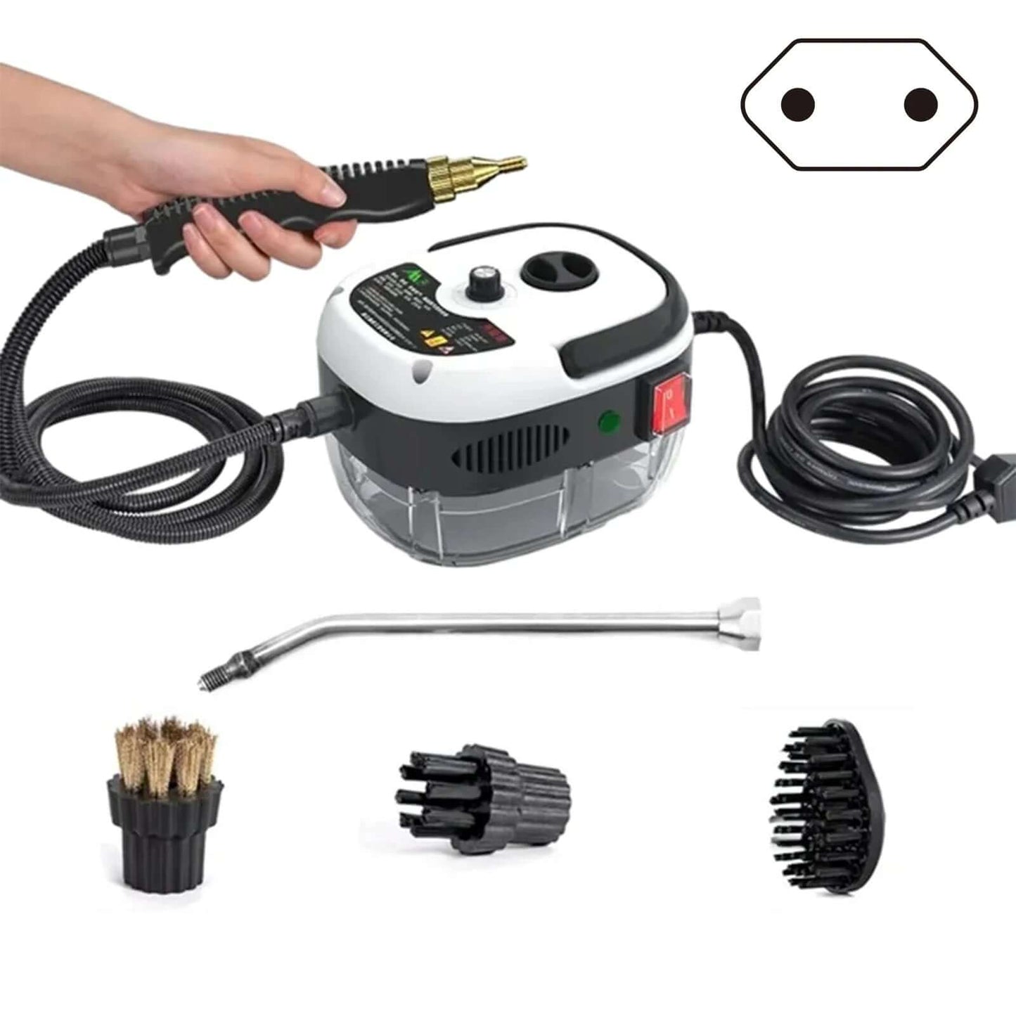 2500W Hochdruck-Dampfreiniger für Küche & Bad