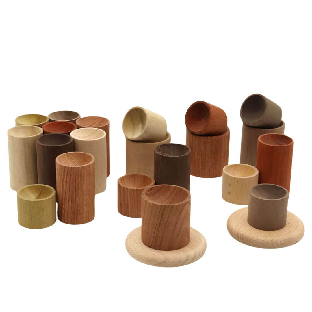 3er Set Holz-Aroma Diffusoren - Natürliche Raumduftverbreitung