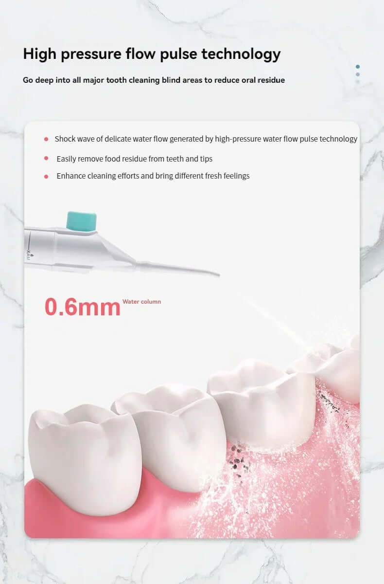 Nettoyeur dentaire haute pression portable avec irrigateur buccal