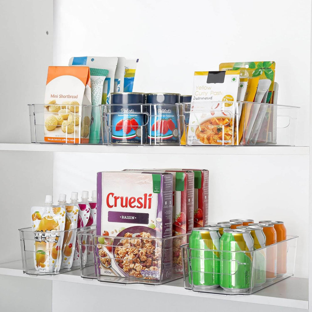 Transparente Kühlschrank Organizer Boxen