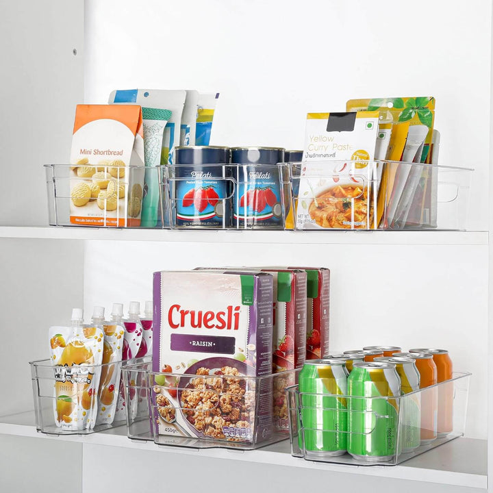 Transparente Kühlschrank Organizer Boxen