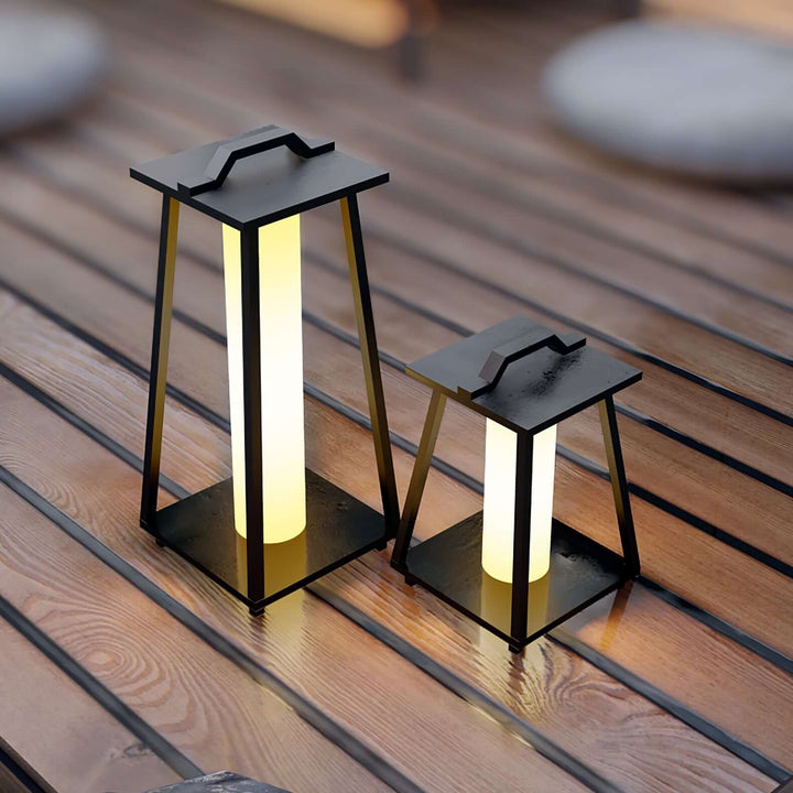 Tragbare LED Außenleuchte für Garten & Balkon